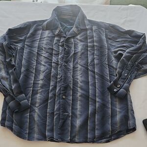Tommy Bahama Blue Stripe Shirt